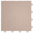 thumbnail image 1 of FlooringInc Nitro Garage Floor Tiles, Diamond Pattern, Interlocking, Sahara Sand, 12"x12", 1 pack, 1 sq/ft, 1 of 10