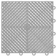 thumbnail image 1 of FlooringInc Nitro Garage Floor Tiles, Vented Pattern, Interlocking, Gunmetal, 12"x12", 1 pack, 1 sq/ft, 1 of 11