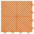 thumbnail image 1 of FlooringInc Nitro Garage Floor Tiles, Vented Pattern, Interlocking, Harley Orange, 12"x12", 16 pack, 16 sq/ft, 1 of 11