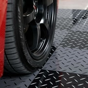 FlooringInc Nitro Pro Garage Tiles, Diamond, 80 Pack, 80 Sq/Ft. Graphite/Black