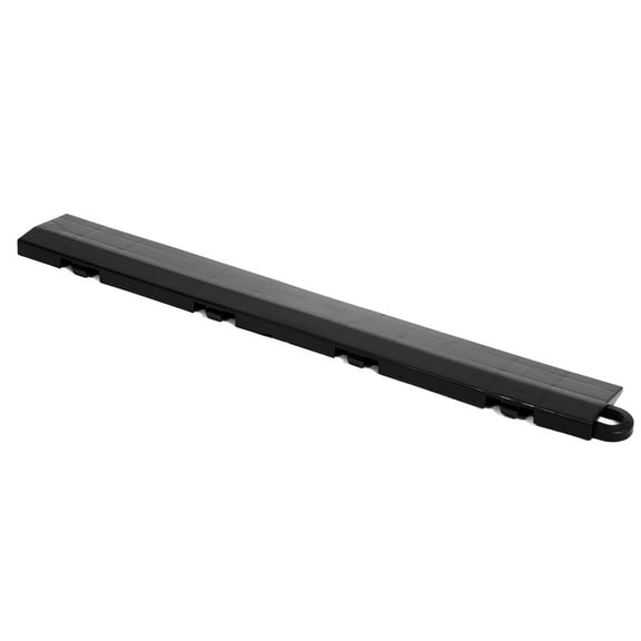 FlooringInc ProGame Outdoor Court Tiles, Male Edging, Black