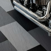 FlooringInc Slate Flex Nitro Tile 3mm Thick, 12" x 24", 14 tile pack, 28 Sq/Ft, Dark Gray