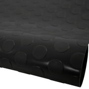 FlooringInc Standard Grade Nitro Garage Roll & Protective Parking Mats, Midnight Black, Coin, 7.5x25