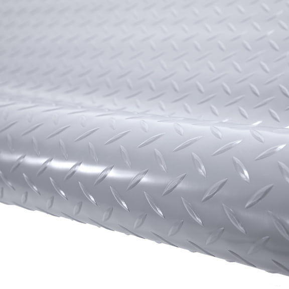 FlooringInc Standard Grade Nitro Garage Roll & Protective Parking Mats, Stailess Steel, Diamond, 7.5'x25'