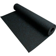 FlooringInc's 3/8" Thick 4ft x 10ft Rubber Rolls For Gym Flooring & Equipment Mats, Blue