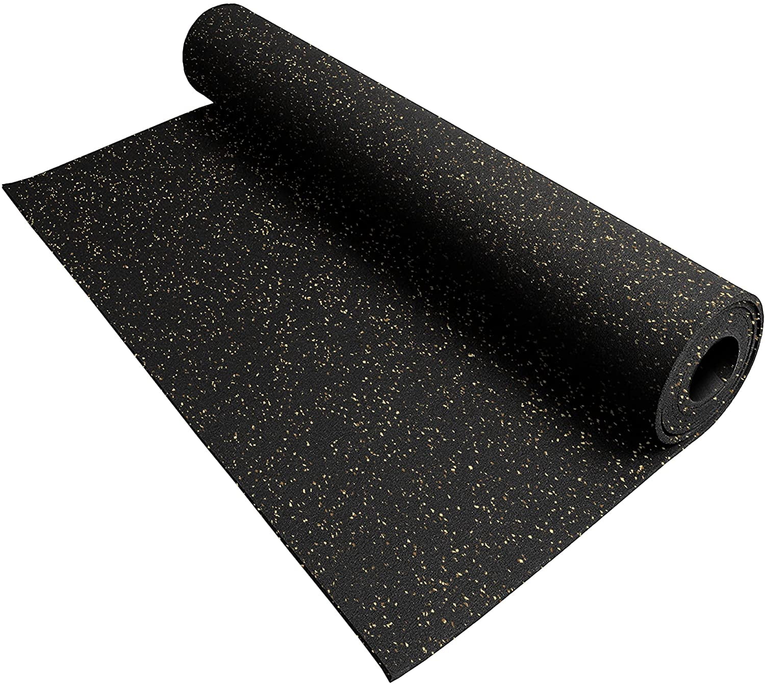 Gym Rubber Flooring mat, 12mm Thickness (6ft x 4ft) Heavy Duty Large, 25kg
