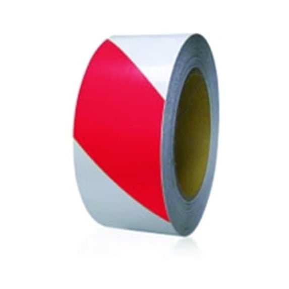 Floormark - Red and White Stripe 2 in. x 100 ft.