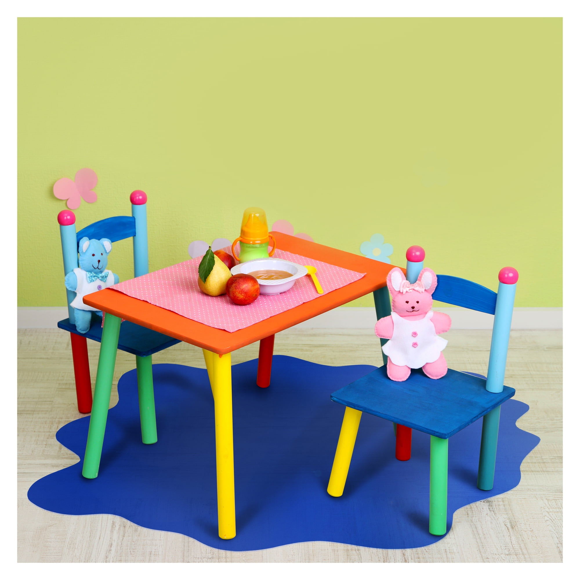 Floortex Blue Multi-Purpose Mat for Carpets - 40" x 40"