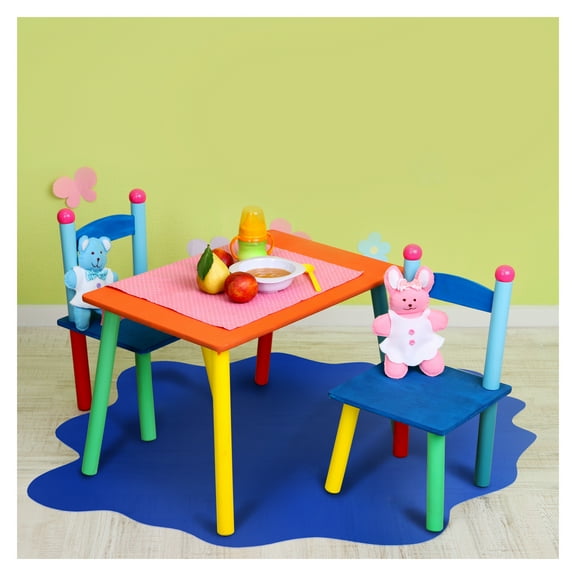 Floortex Blue Multi-Purpose Mat for Carpets - 40" x 40"