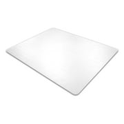 Floortex  Cleartex  Evolutionmat  Rectangular Anti-Slip Chair Mat for Hard Floors and Very Low Pile Carpets - 48 x 60