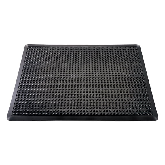 Floortex® Doortex® Black Anti-Fatigue BubbleMat - 24" x 35"