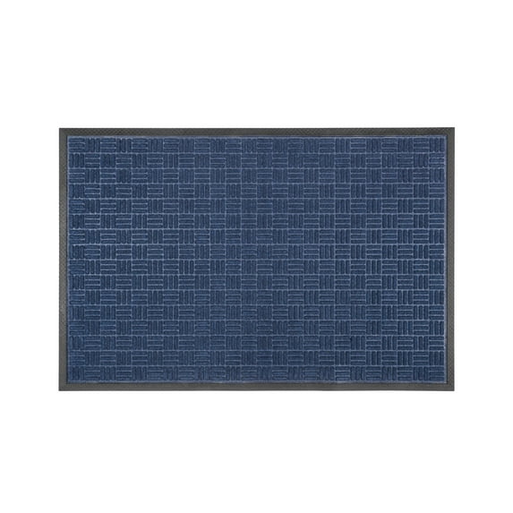 Floortex® Doortex® Ribmat Entrance Mat, Blue - 24" x 36"