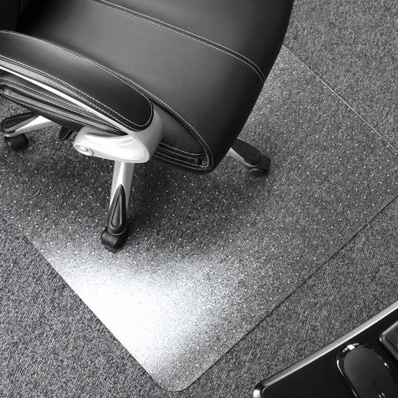 Floortex® Polycarbonate Rectangle Chair Mat Carpets up to 1/2" - 48" x 53"