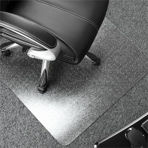 Floortex Polycarbonate Rectangular Chair Mat for Carpets up to 1/2" - 48" x 60", Home, Office, Carpeted Floor, Floor (1115223ER) | 2-Pack (2 Total)