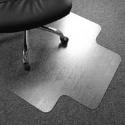 Floortex® Vinyl Lipped Chair Mat Carpets up to 1/4" 45" x 53"