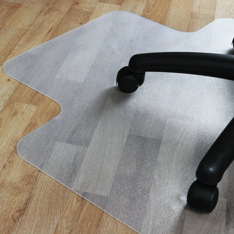Floortex Vinyl Lipped Chair Mat Hard Floor 45 x 53 Walmart