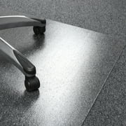 Floortex® Vinyl Rectangle Chair Mat Carpets up to 1/4" 48" x 60"