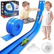 Flooyes Flexible Race Car Track For Kids, Soft Road With Little Car, Gift For Boys Girls 3 4 5 6+