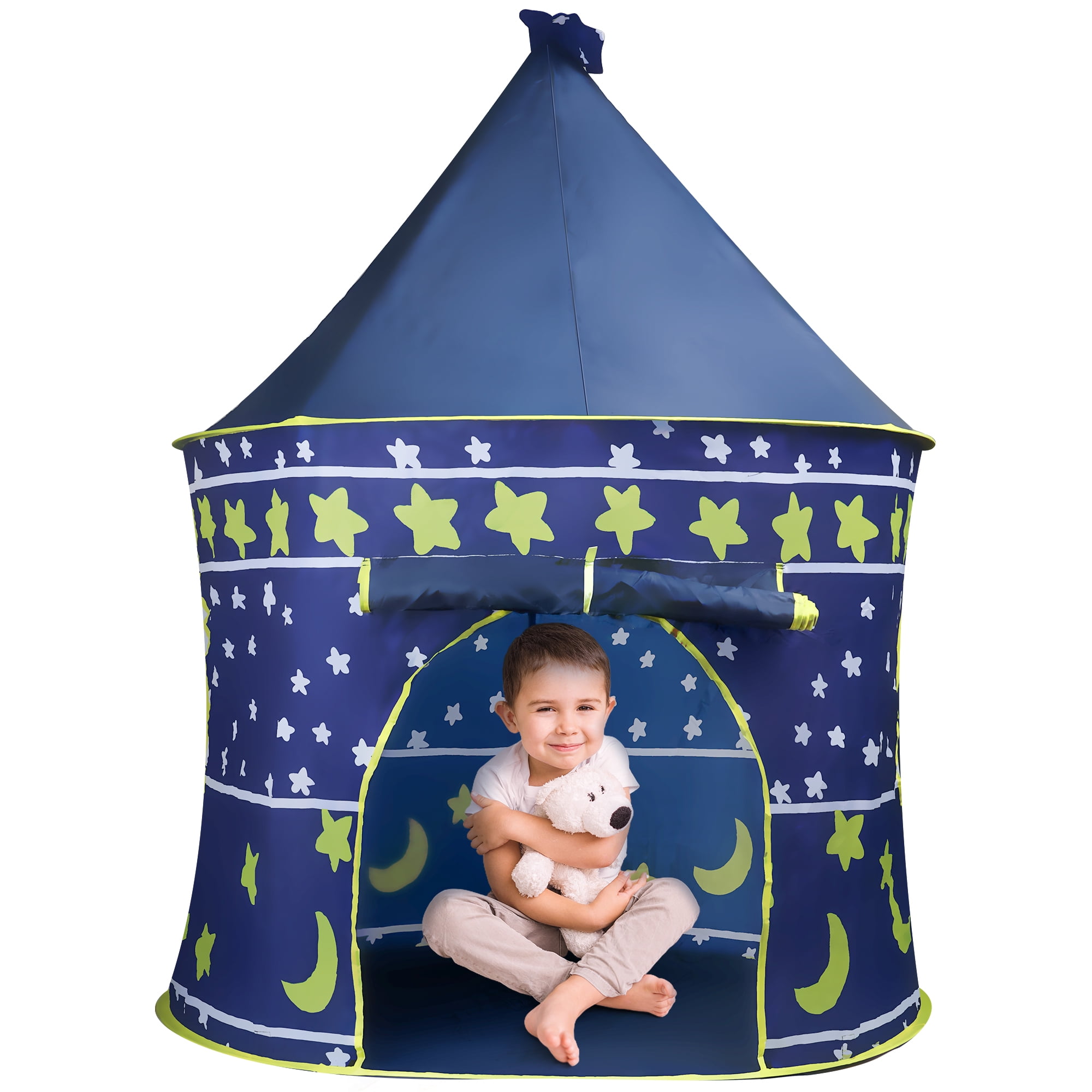 Foldable Imaginative Blue Kids Tent Indoor and Outdoor Play Tent in Kosovo at 36 Rating 4