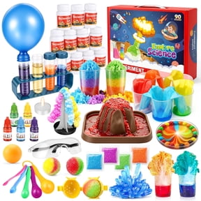 Flooyes Kids Educational Science Kit Toys, Science Lab Experiments with Lab Goggles, DIY STEM Projects for Kids Boys Girls 6 7 8 9 10