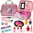 thumbnail image 1 of Flooyes Kids Makeup Kit for Girls,Washable Makeup Kit Cosmetics Toys Gift for Little Girls Toddlers Dress up Set,Birthday Gift Toys for 3-6 Years Girls, 1 of 6