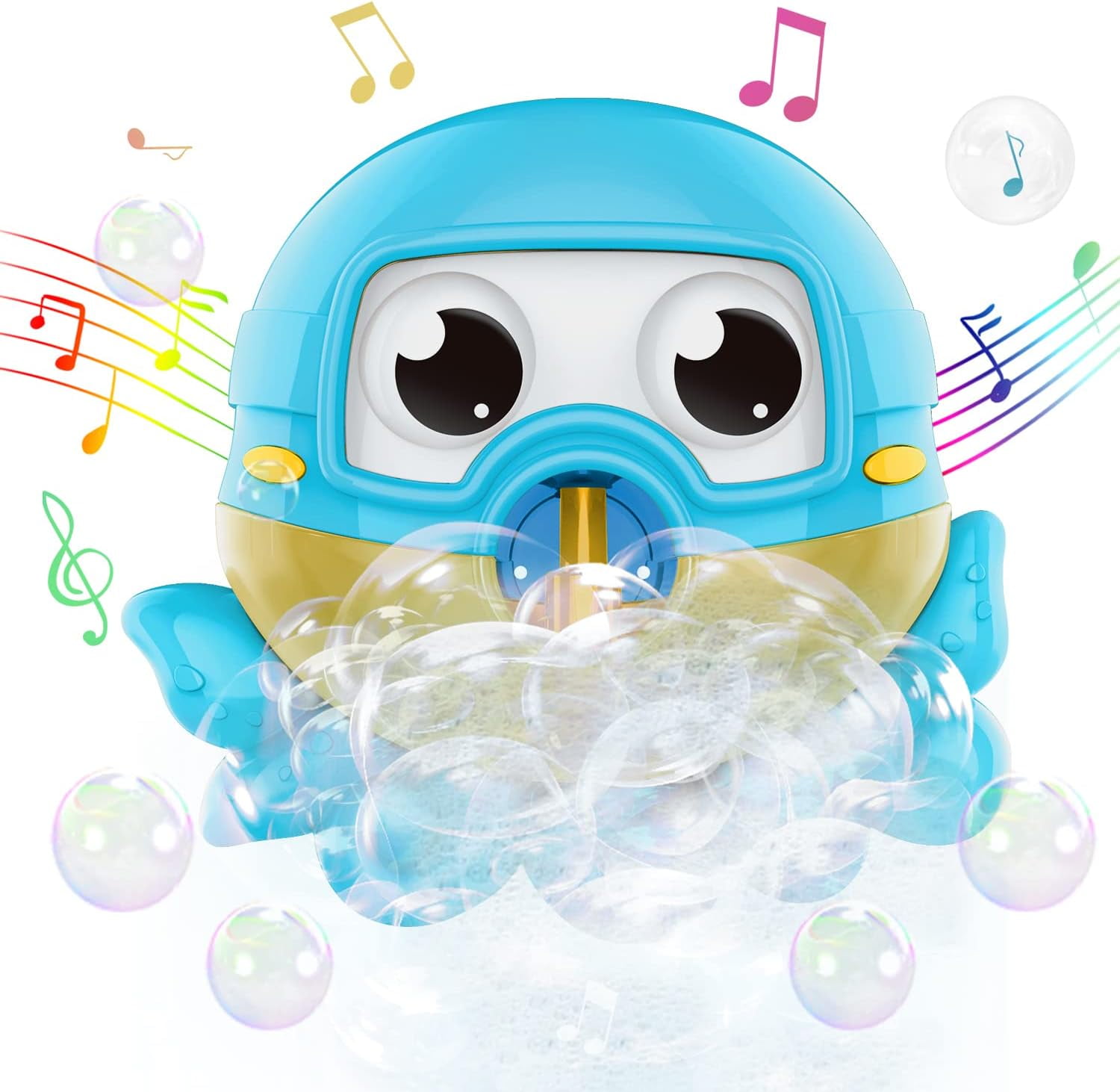 Flooyes Octopus Bubble Bath Maker for The Bathtub,Blows Bubbles and Plays Children’s Songs,Sing