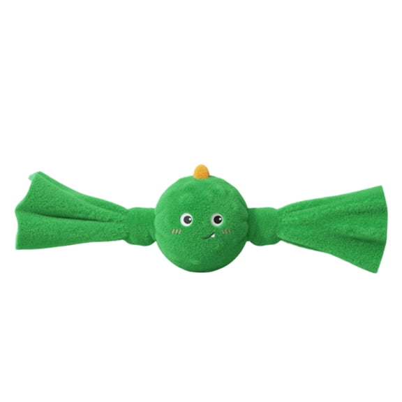 Flopping Fish Cat toy, Floppy Fish Cat toy, Solid Green Exterior, Plush, Bouncy Feline Chew, 1 Pc