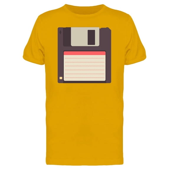 Floppy Disc Flat Style Tee Men's -Image by Shutterstock