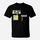 Floppy Disk And Usb Flash Drive Nerdy Father Computer TShirt - Walmart.com