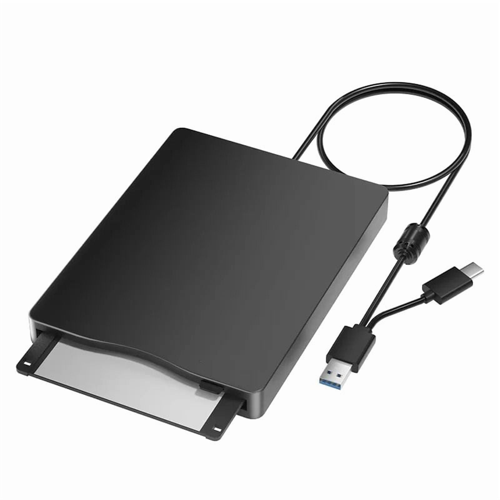 Floppy Disk Reader USB 3.0 Type-C External Floppy Drives 3.5" 1.44 MB FDD for PC Laptop ,Easy to Use