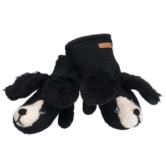Floppy Dog Knit Mittens