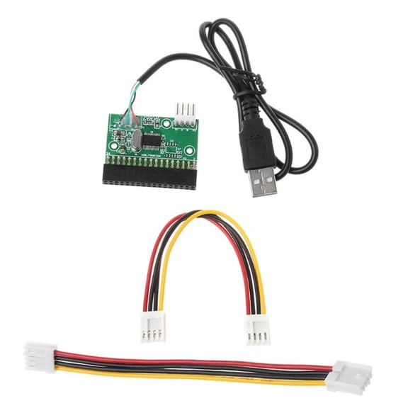 Floppy Drives To USB Adapter Board With Power Cable 1.44MB 3.5inch USB Cable Adapter To 34Pin Floppy Drives Connector PCB