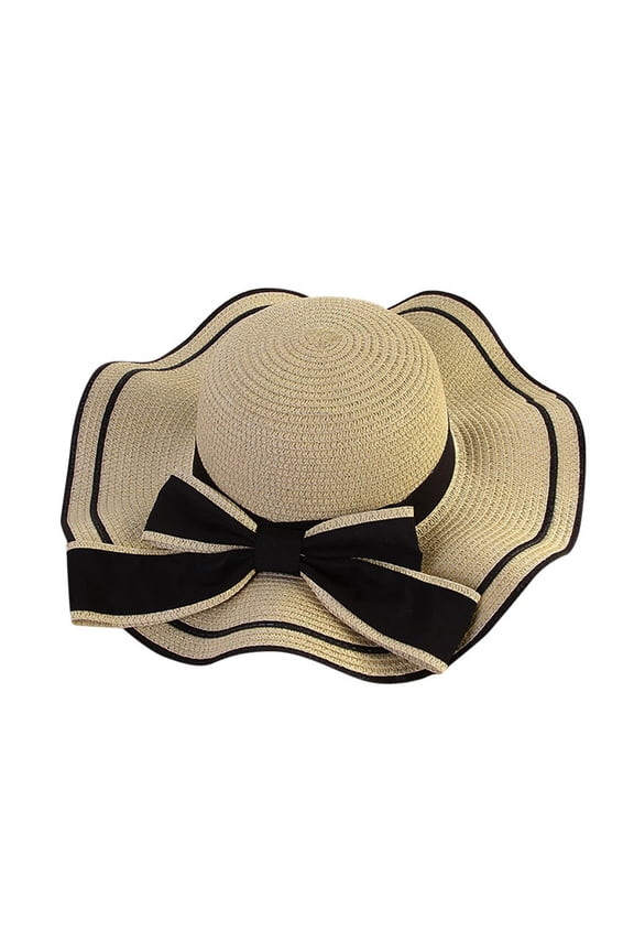 Floppy Sun Hats for Women Gardening Hat for Women Sun Hats Straw Hats Women Foldable Beach HatWomen Beach Straw Hat Jazz Sunshade Panama Trilby Fedora Hat Gangster Cap