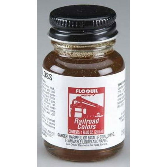 Floquil 110003 RR Hi-Gloss Light Amber Colored Coating 1-oz