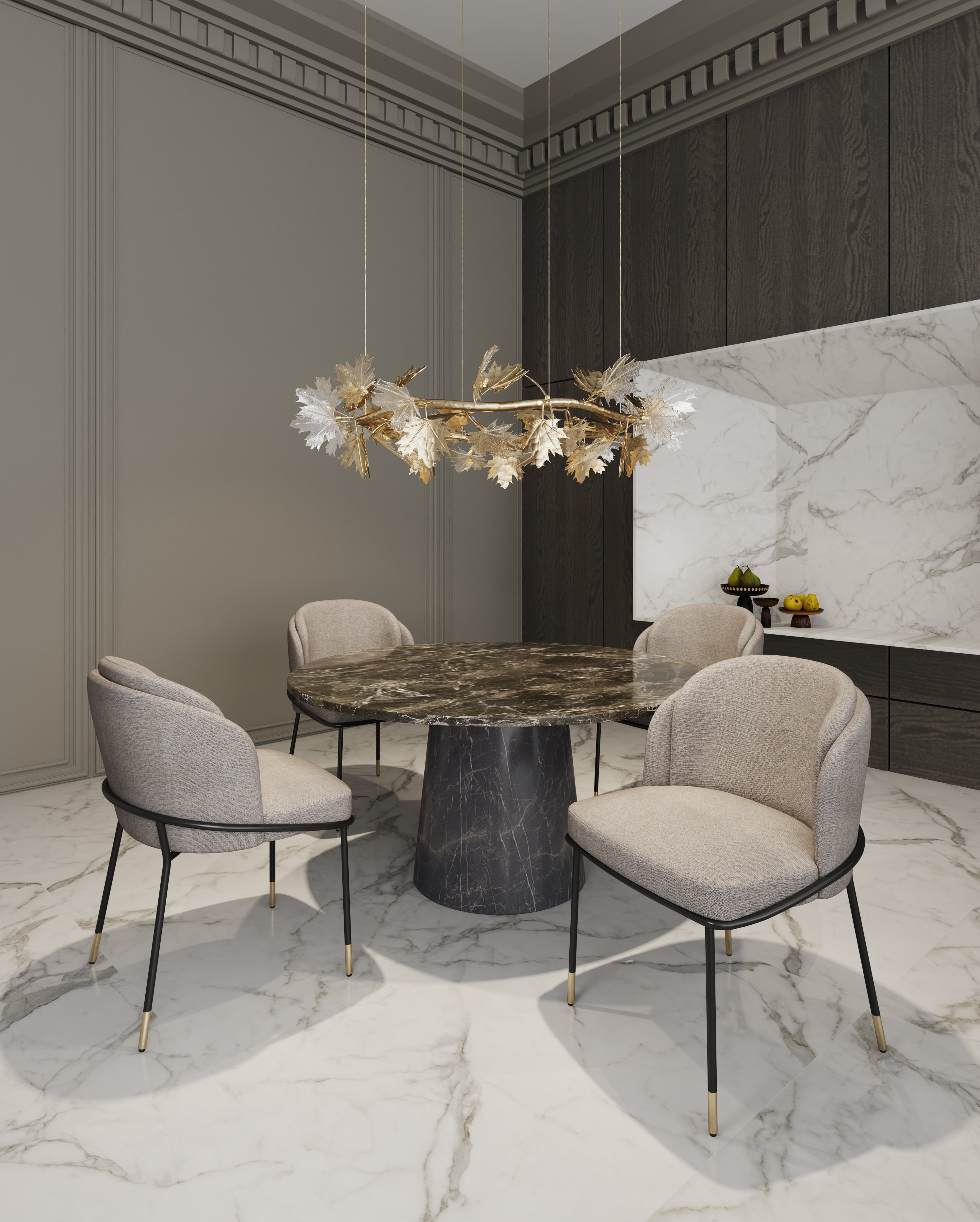 Photo inspiration: Flor Metal Twill Weave Dining Chair In Wheat Photo Inspiration