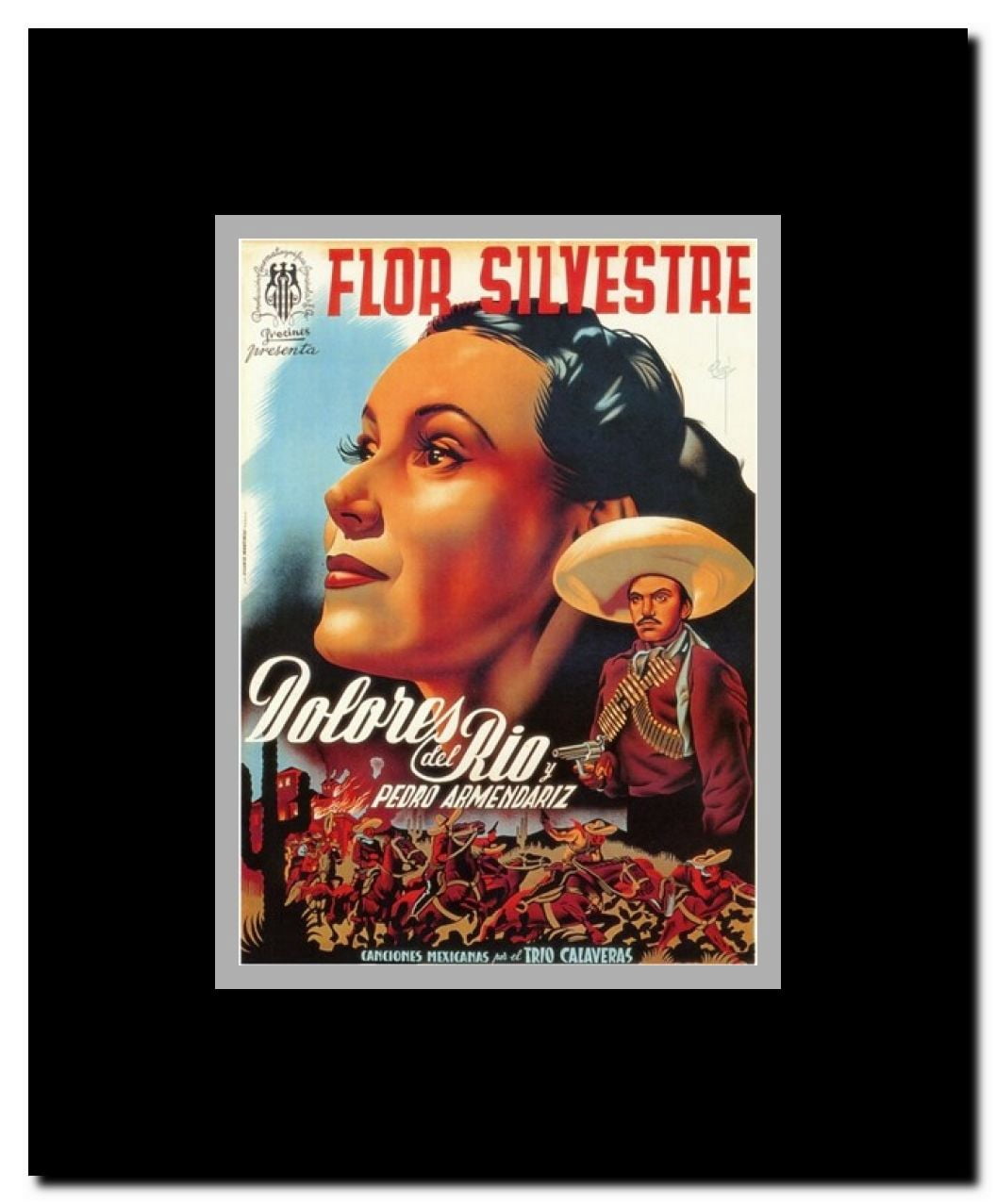 Flor Silvestre Framed Movie Poster
