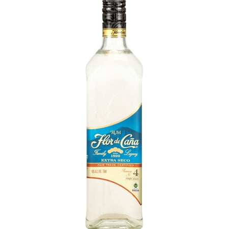 Flor de Caña 4 Extra Seco Rum 750 ml