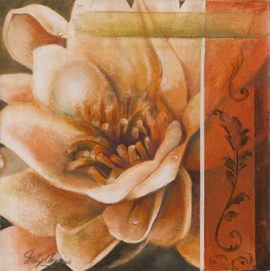 Flor de Loto I Canvas Art - Nelly Arenas (24 x 24)