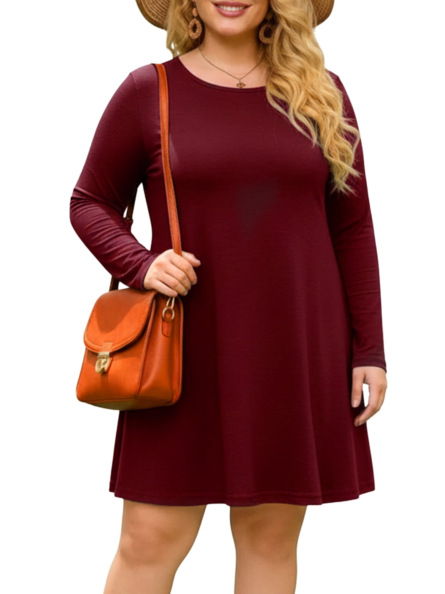 burgundy dress curve Curve drop shoulder burgundy plisse midaxi dress – Fashion//SZN main image 0