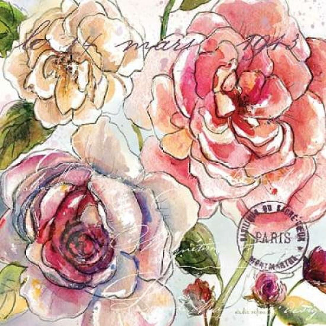 Flora Bella 2 Canvas Art - Studio Rofino (24 x 24)