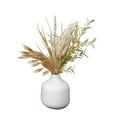 thumbnail image 1 of Home Decor Collection 14.3" Artificial Fall Floral Arrangement Made for Table Tops - Matte White Ceramic Vase, 1 of 8