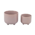thumbnail image 1 of Flora Bunda CT2004E2-MAUVE 6' & 4.75' Sunmoon Footed Ceramic,Set of 2, 1 of 5