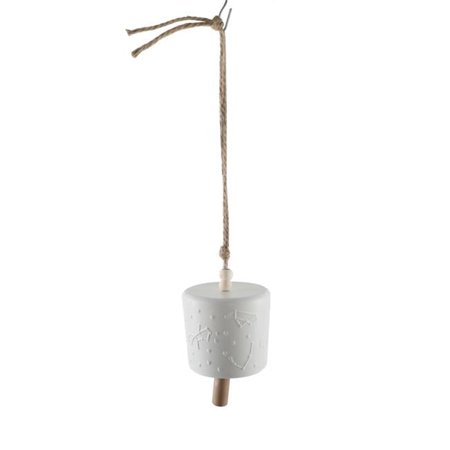 Flora Bunda CT1581E-MTWH 24' x 5' Ceramic Constellation Welcome Bell
