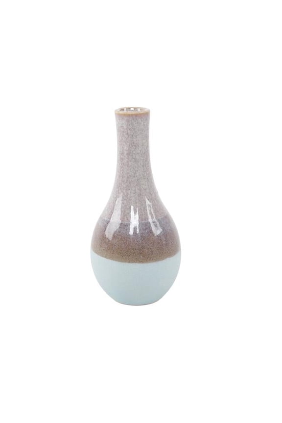 CT2258E-PP/BL 9' Ceramic Two-tone Vase