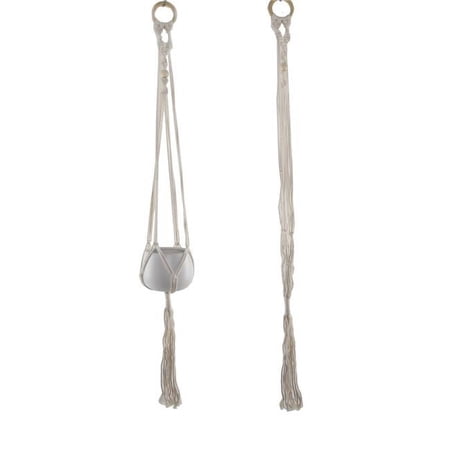Flora Bunda NT14 39' Single Beaded Macrame Plant Hanger