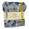 thumbnail image 1 of Flora By Flora Nikrooz Notch Collar Long Sleeve With Pants Pajama Set (Blue Floral, L), 1 of 5
