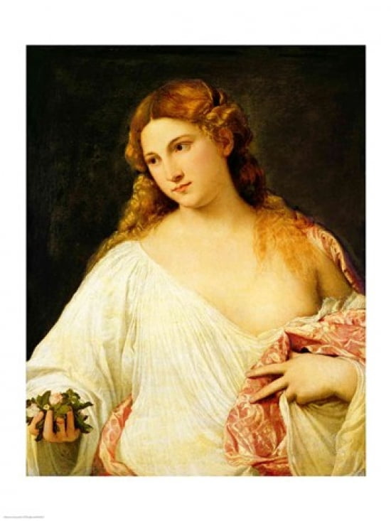 Flora Canvas Art - Titian (18 x 24)