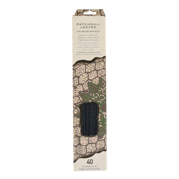 Flora Classique Patchouli Leaf Incense Sticks, 40 Count