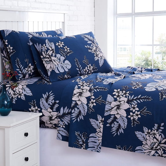 Flora Collection Luxury 300 Thread-Count, 22-Inch extra-deep Pocket Sheet Sets