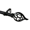thumbnail image 1 of Flora Curtain Rod 28-48 inch - Black, 1 of 3
